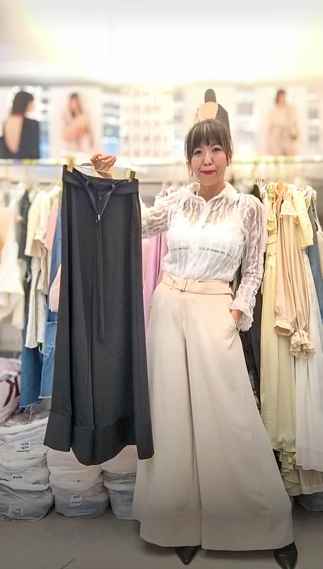 PM_K8759  ▶️拼接寬版 大寬長褲 👉W:68-88cm H:120cm L:105cm👈