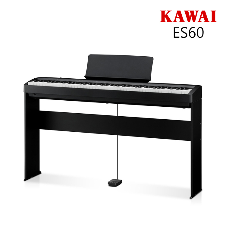 KAWAI ES60 88鍵 初學 數位鋼琴 電鋼琴 原廠保固兩年 含固定高度琴椅