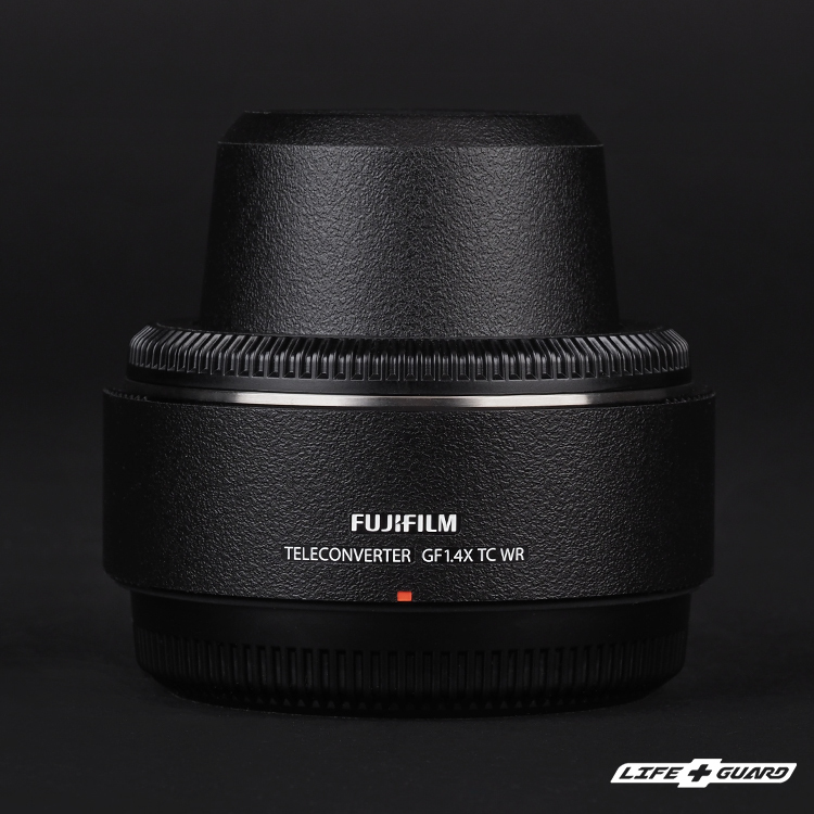 LIFE+GUARD FUJIFILM GF 1.4X TC WR 專用鏡頭貼膜｜黑色砂紋質感設計