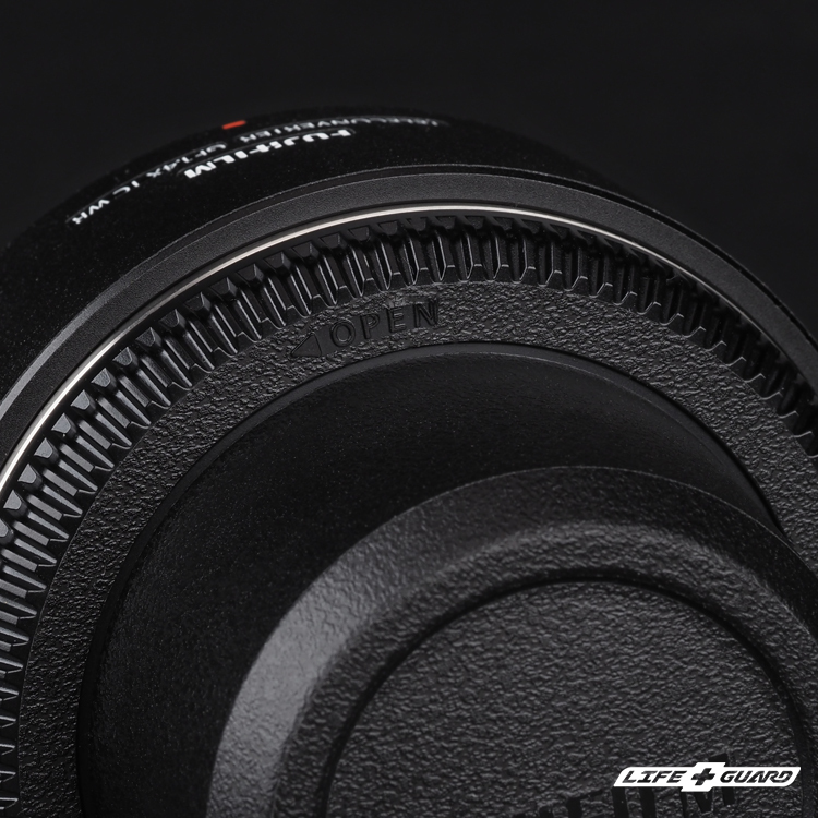 LIFE+GUARD 黑色砂紋風格貼膜，專用 FUJIFILM GF 1.4X TC WR 望遠增倍鏡頭