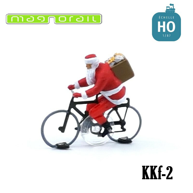 Maketis KKf-2 HO規 騎腳踏車送禮物的聖誕老人