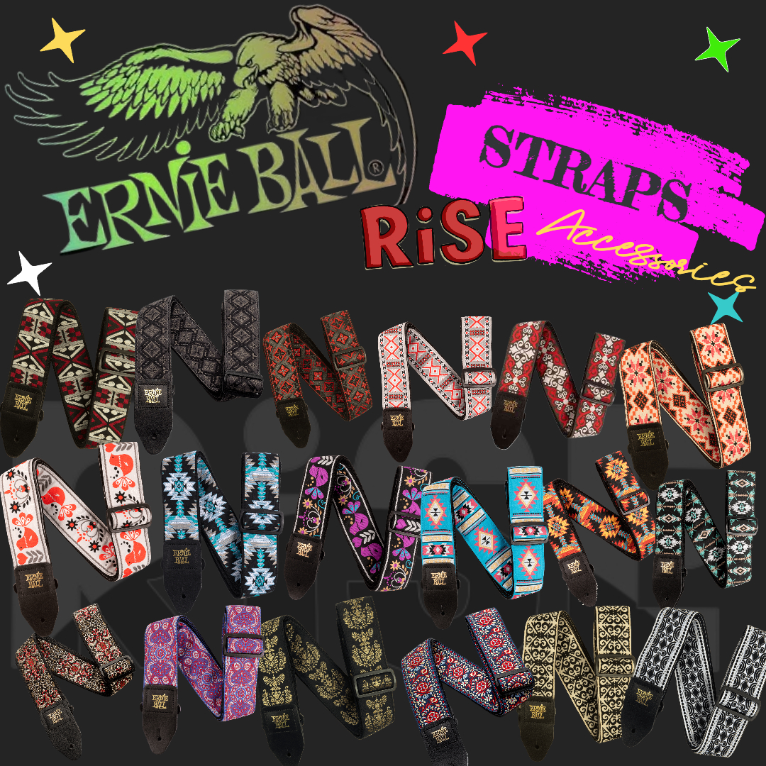 ERNIE BALL STRAPS 電吉他/木吉他/Bass/烏克麗麗/刺繡 背帶