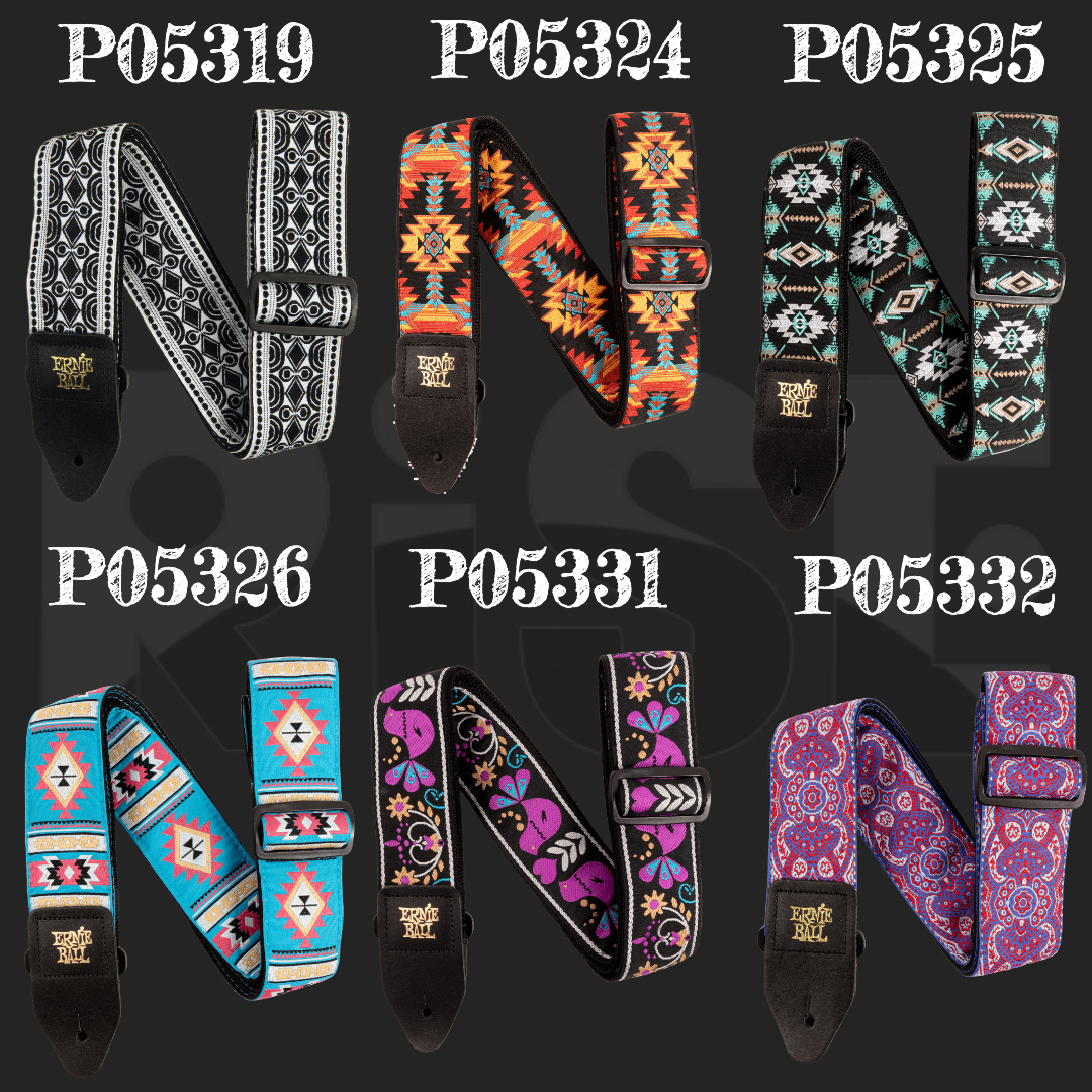 ERNIE BALL STRAPS 電吉他/木吉他/Bass/烏克麗麗/刺繡 背帶