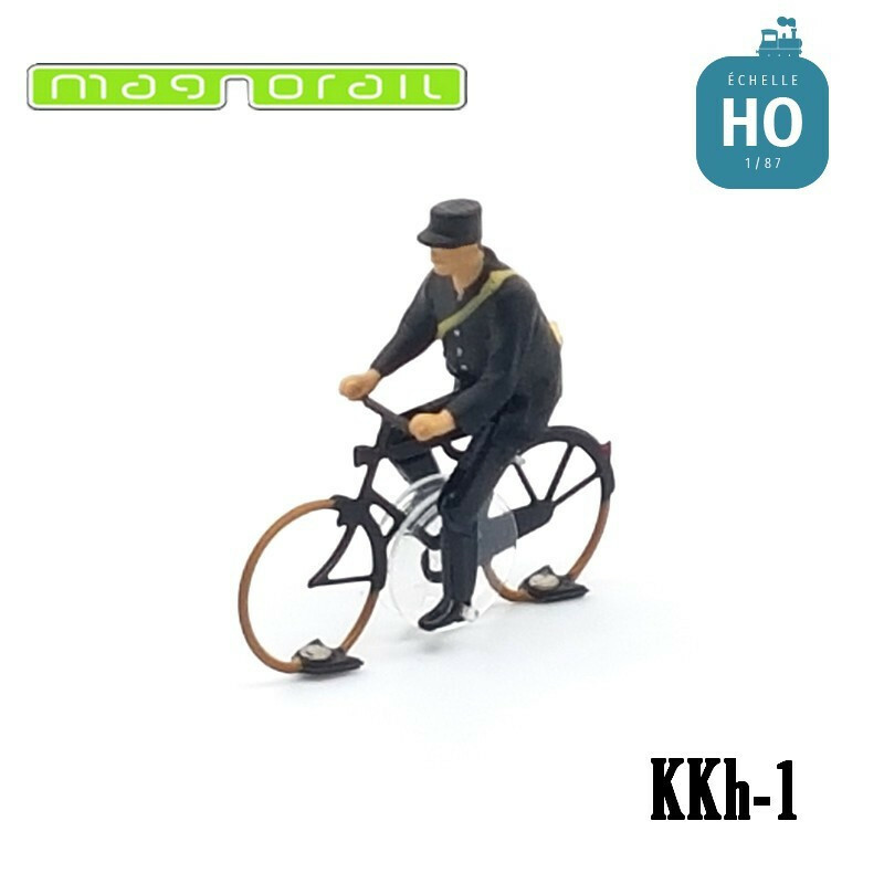 Maketis KKh-1 HO規 60年代騎腳踏車的法國郵差