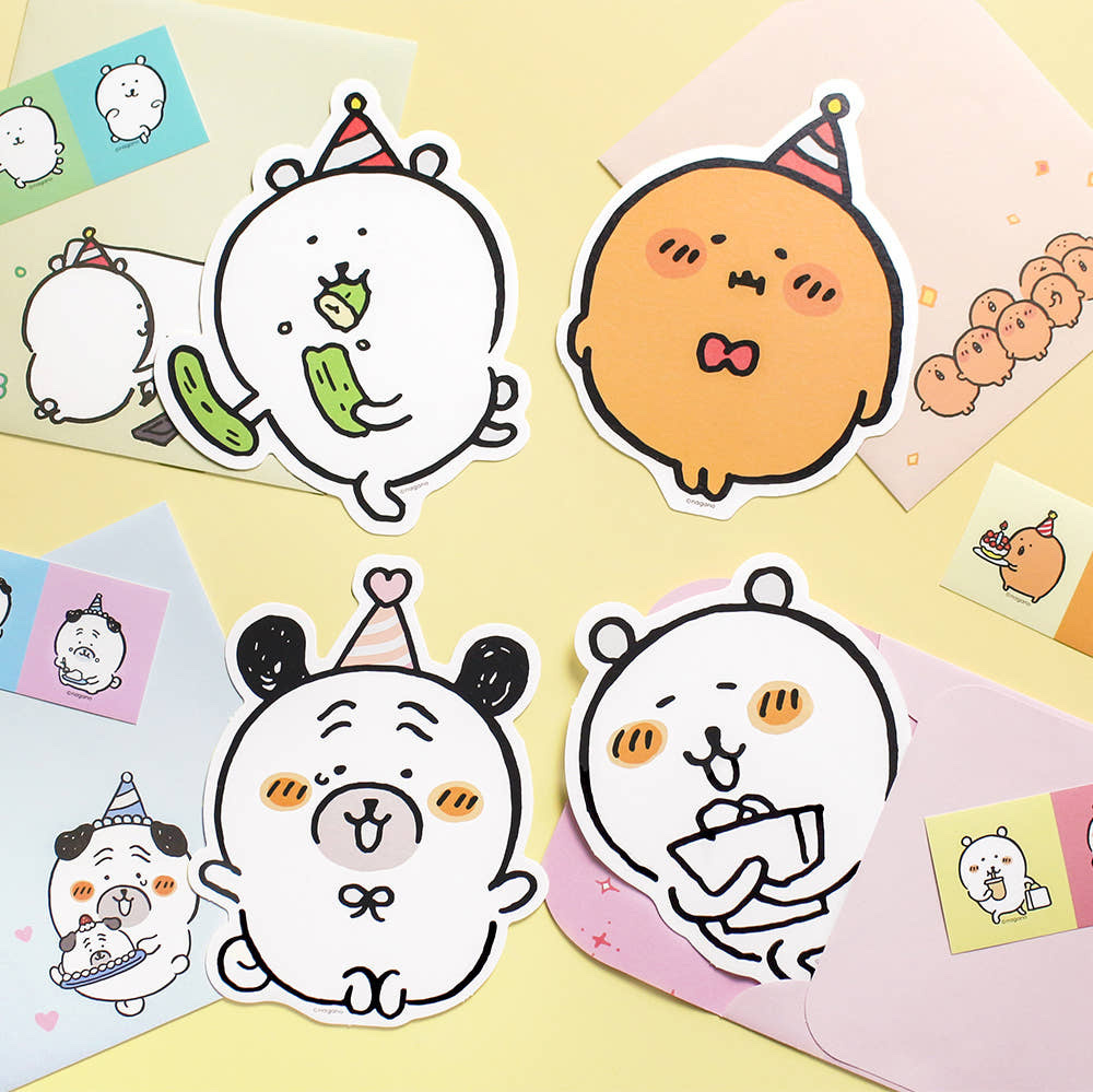 預訂｜韓國限定 白熊 & 八哥 & 可樂餅 生日卡 心意卡片