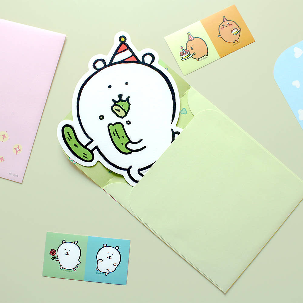 預訂｜韓國限定 白熊 & 八哥 & 可樂餅 生日卡 心意卡片