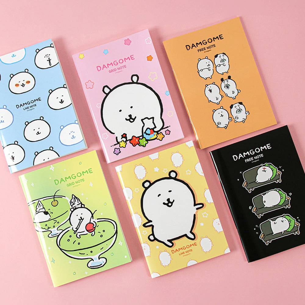現貨｜韓國限定 白熊 A5方格筆記本 Grid Note