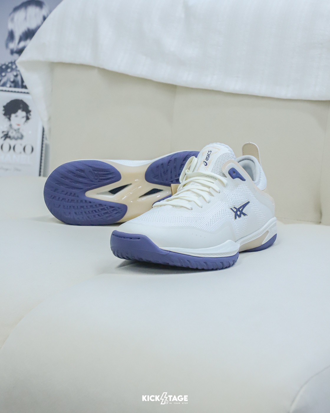 [特價售出無退換]<西門實體店現貨> 男鞋 ASICS GLIDE NOVA FF 3 燕麥色 包覆 吸震 回彈 運動 籃球鞋【1063A103-100】25SALE