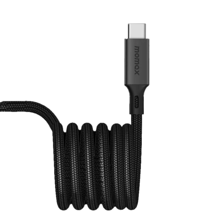 MOMAX -【黑色】Mag.Link 100W USB-C to USB-C USB3.2 Gen 2x2 磁吸連接線 1M (DC51D)