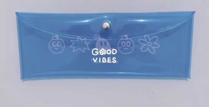 SP｜平凡乙女日記｜透明袋｜good vibes｜藍色