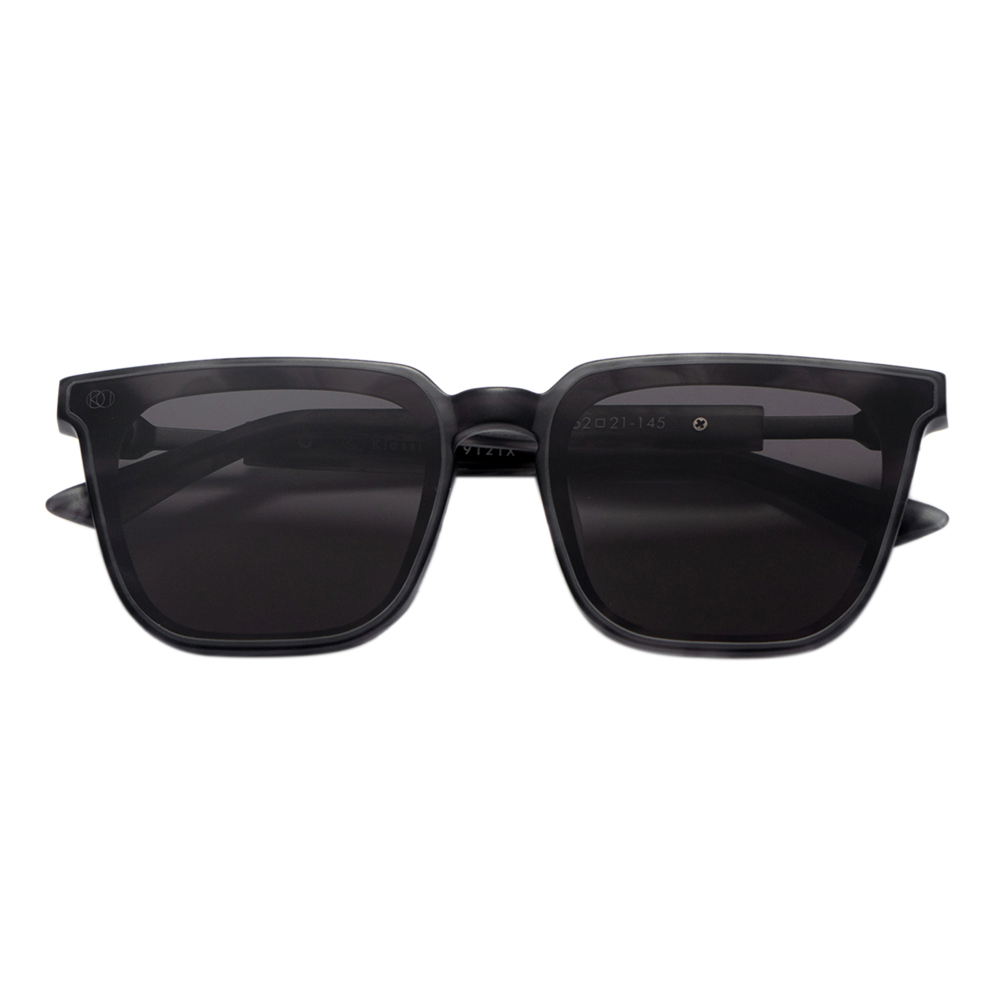 【KlassiC.】KC9121X C34BLK1 (霧灰琥珀 深灰鏡片)方框太陽眼鏡 ♣