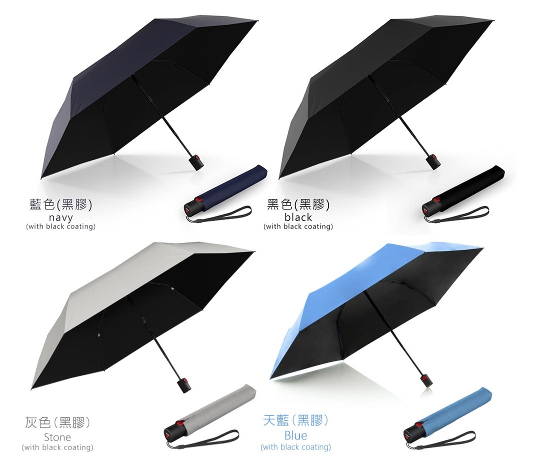 【Knirps 德國紅點傘】超輕自動傘 (U.200) 黑膠素面 ( 結帳再享9折優惠 )