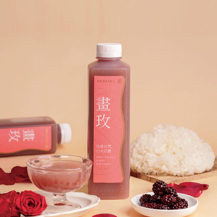 玫瑰黑莓白木耳露｜100%生食級玫瑰｜1000ml*1