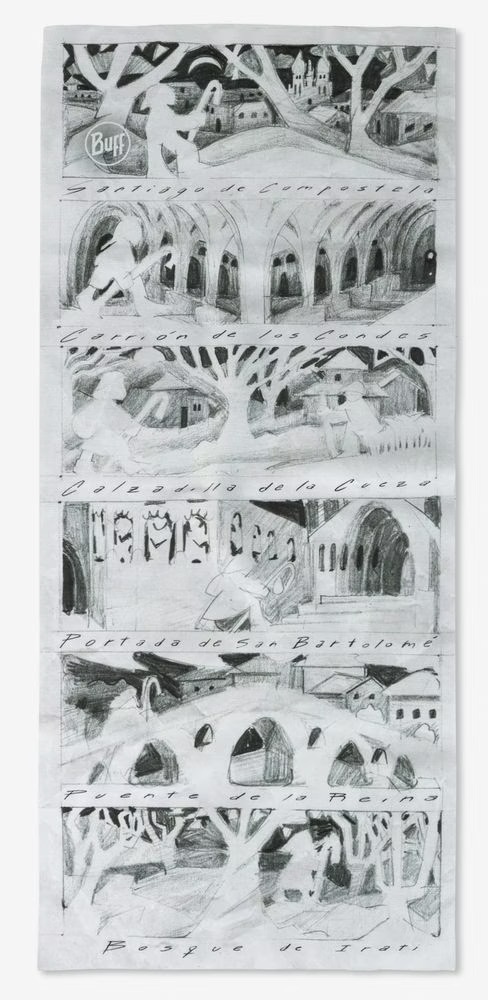 BUFF COOLNET 抗UV 聖雅各之路 記憶之路 魔術頭巾