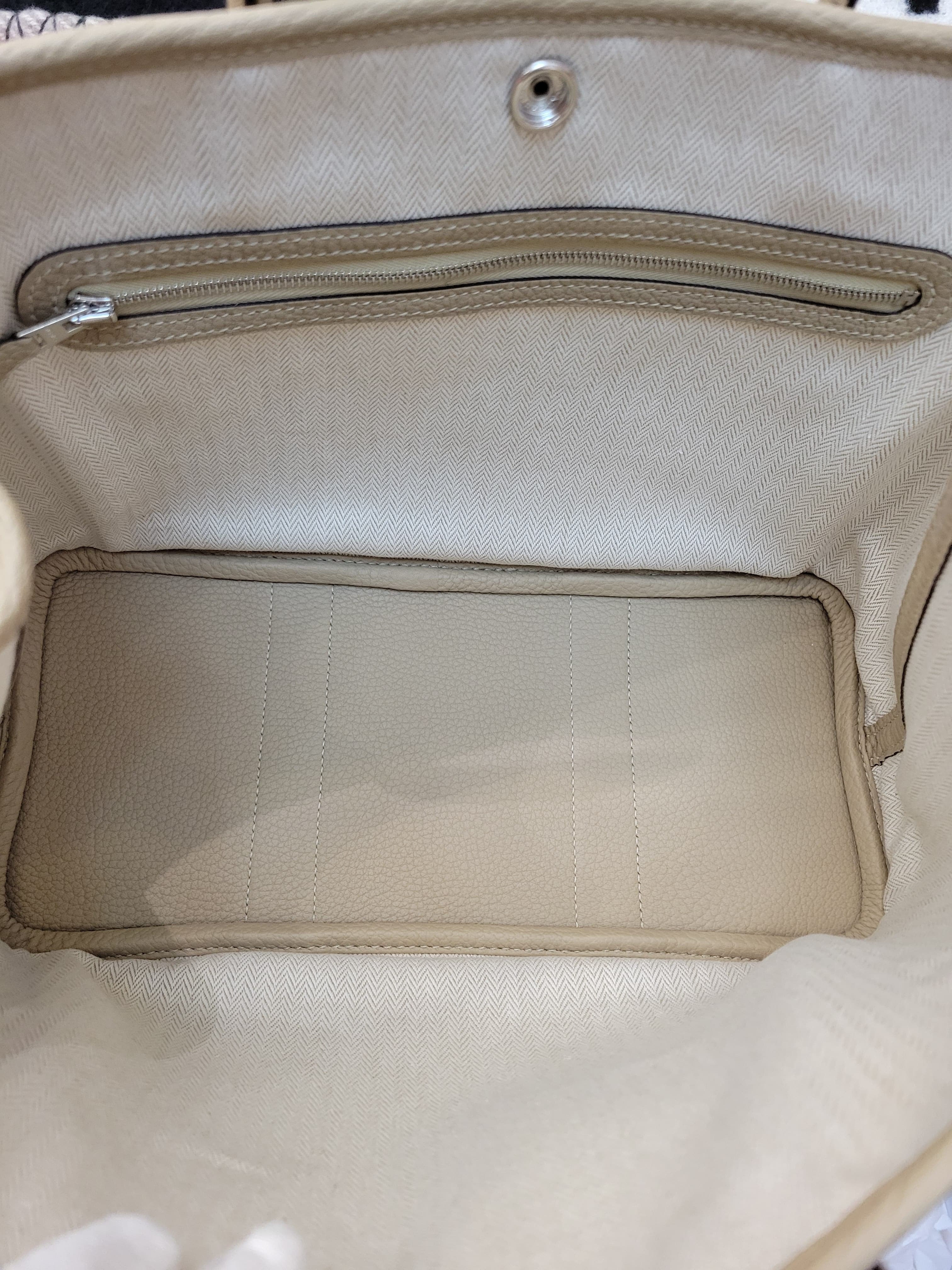 HERMES GARDEN PARTY 30 S2 TRENCH CK S2風衣灰銀扣