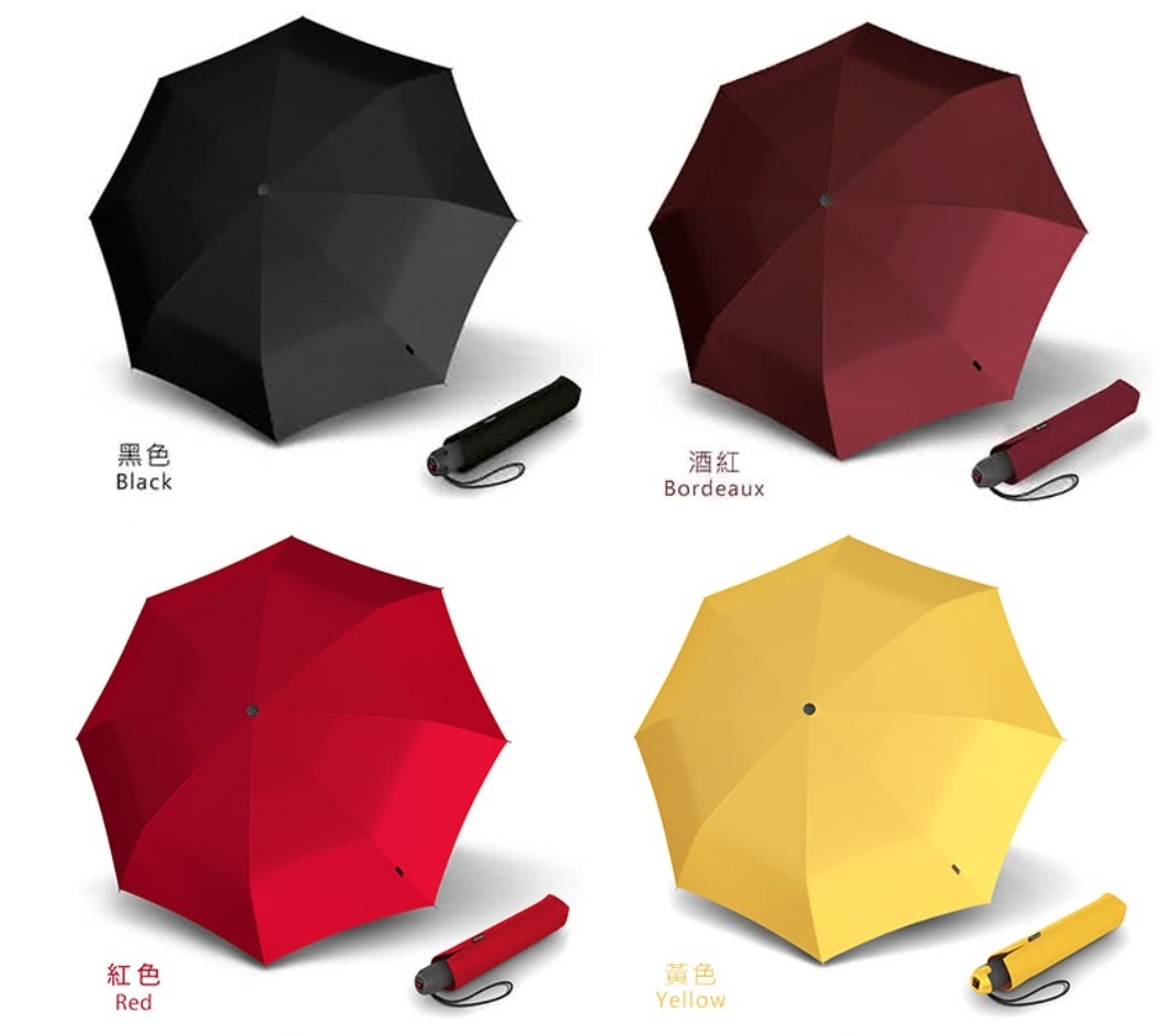 【Knirps 德國紅點傘】自動傘 (E.200) 素面 ( 結帳再享9折優惠 )