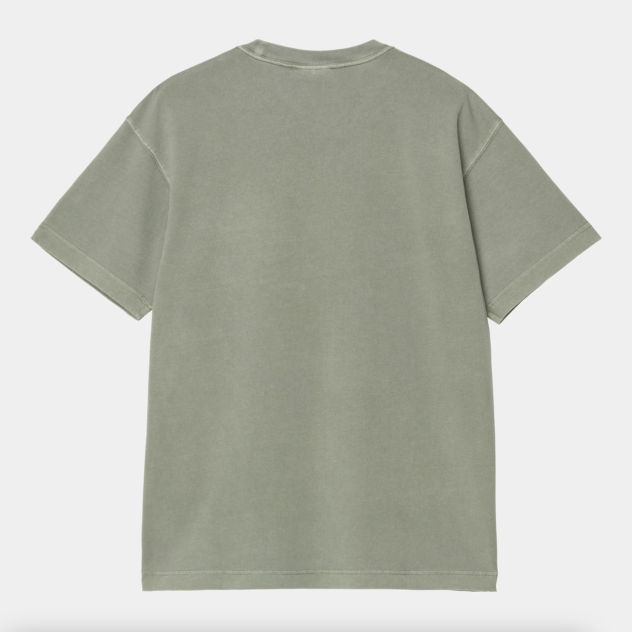 -(E16a03)-CARHARTT WIP NELSON T-SHIRT 水洗 布標 短Ｔ淺綠色-I029949