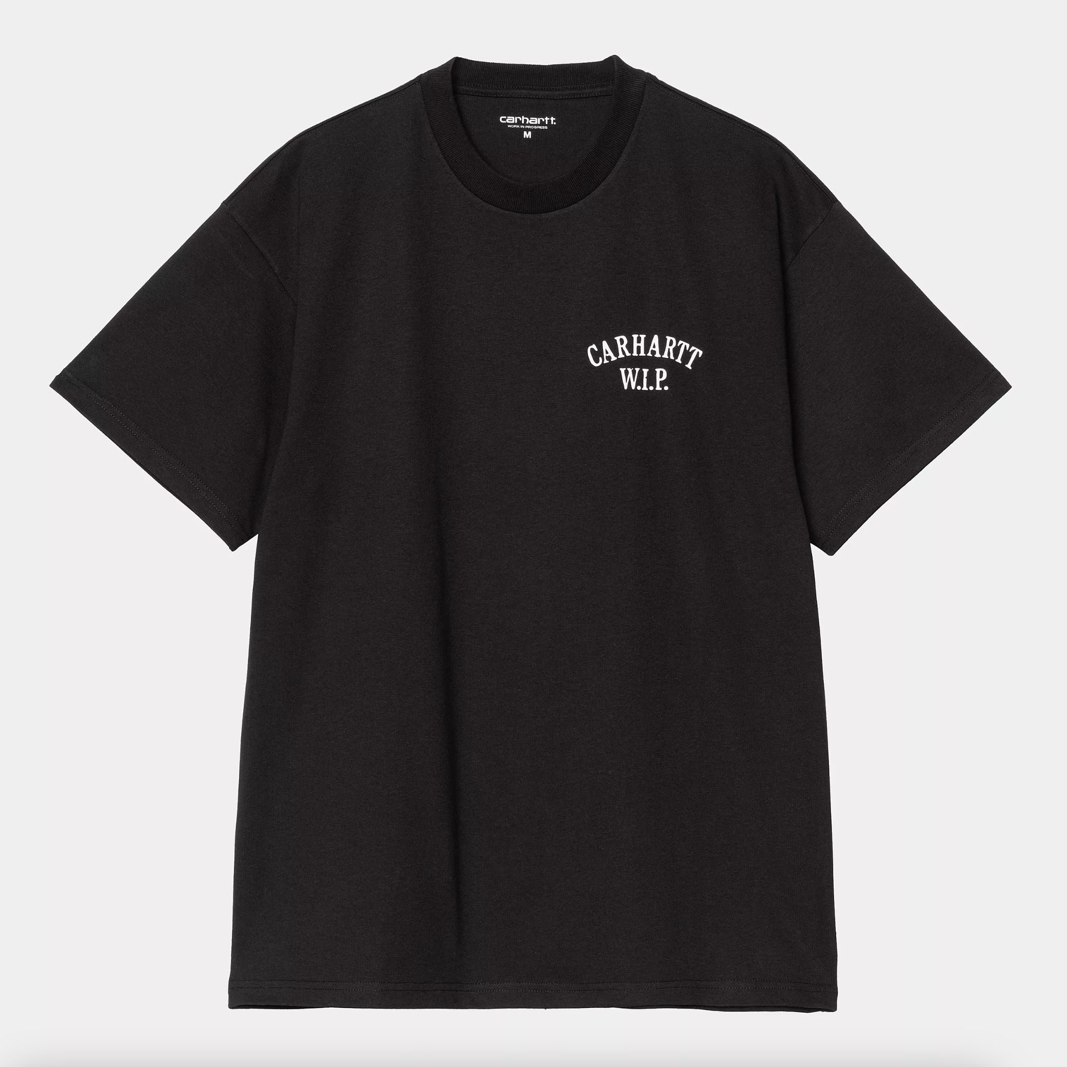 -(E2d05)-CARHARTT WIP CABINETRY LOGO T-SHIRT 溜冰 塗鴉 短T 黑色/白色-I034779