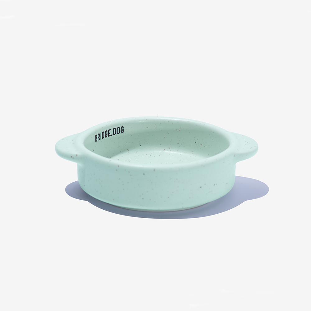 BRIDGE.DOG TOY  餅乾霧面雙耳碗 (薄荷)