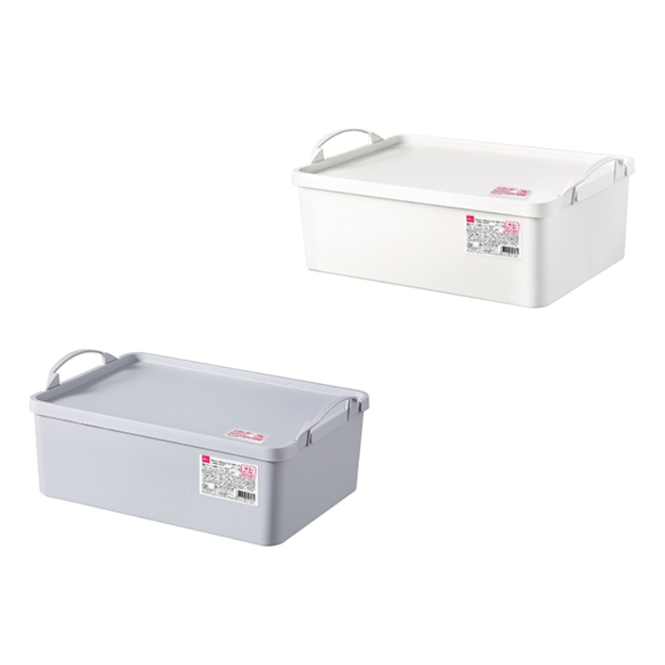 附蓋提把收納箱/33.8×11.7×24cm