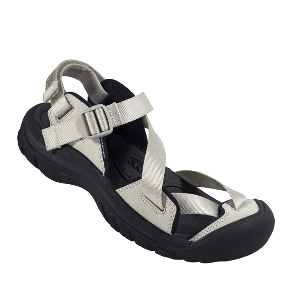 KEEN 美國 ZERRAPORT II 女性露腳趾涼鞋 女款 (淺灰/黑色) 30K22499