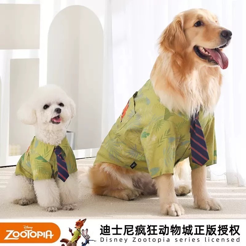 迪士尼疯狂动物城系列  ZOOTOPIA尼克衬衫 小型犬