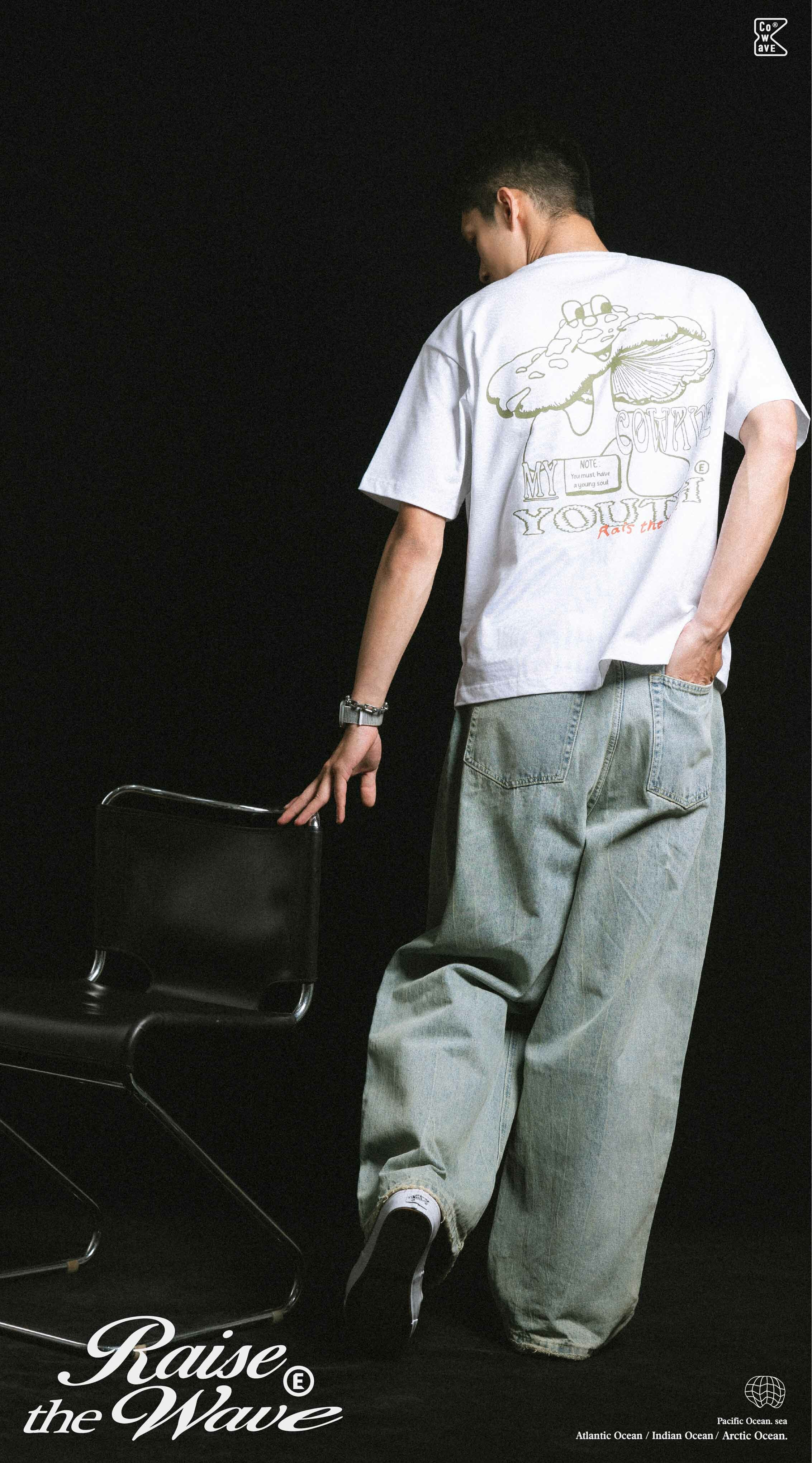 COWAVE 2025 Spring & Summer Mushroom illustration Tee 蘑菇 T恤