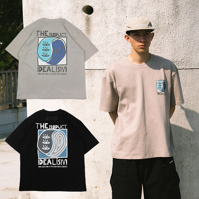 idealism TaiChi Tee 白色 灰色 黑色 太極短上衣【ID25005】