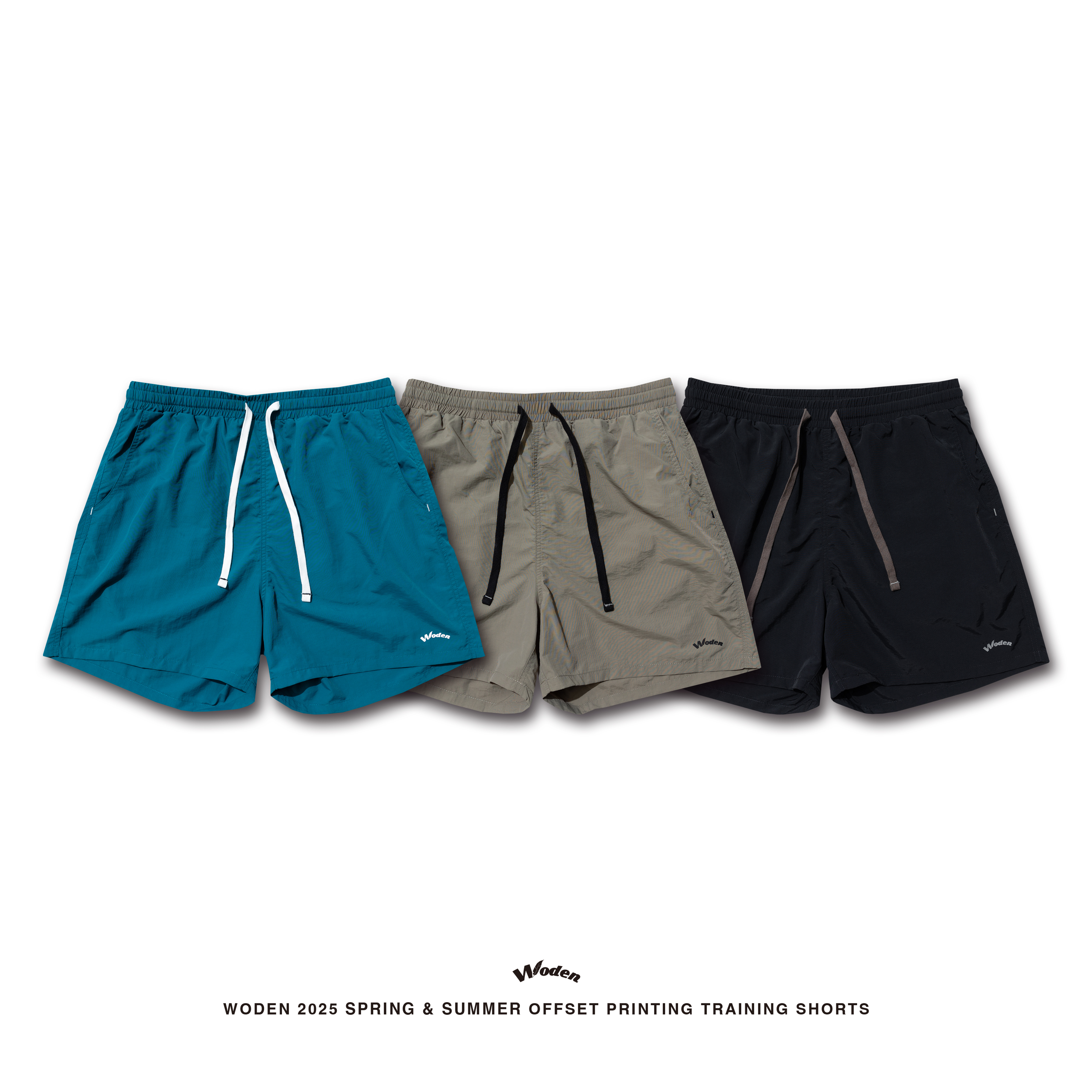 WODEN 2025 Spring & Summer 027 Offset Printing Training Shorts