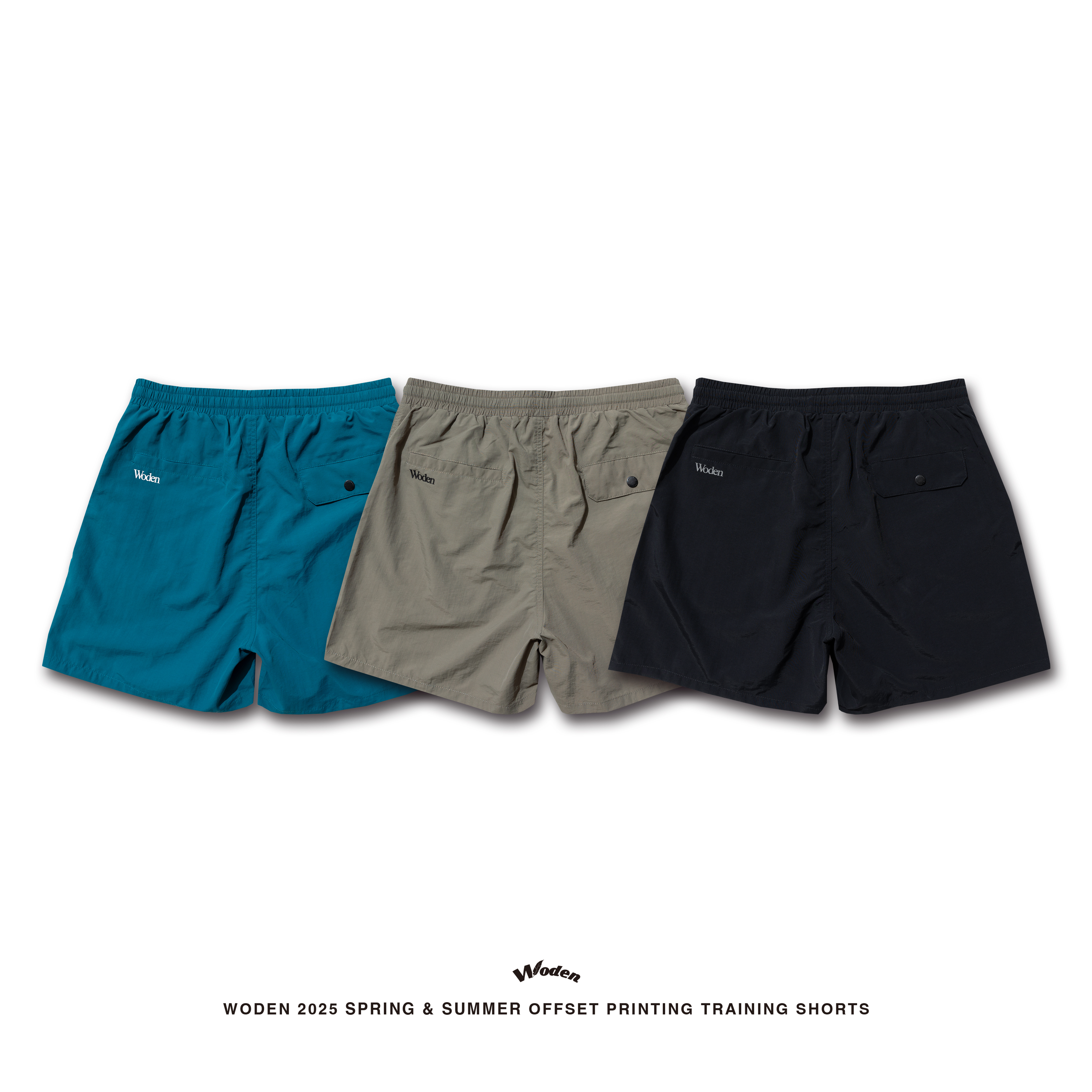 WODEN 2025 Spring & Summer 027 Offset Printing Training Shorts