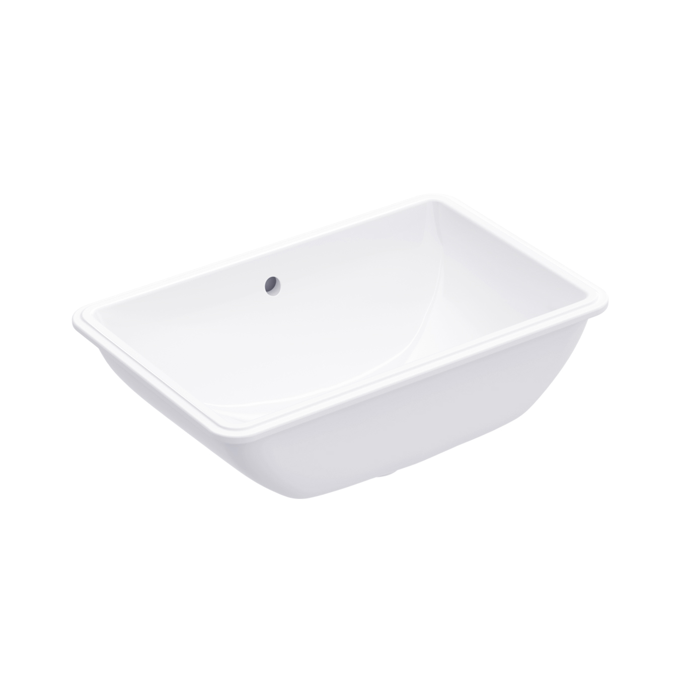 Villeroy & Boch｜Lunea 方形下崁面盆53.5cm 白色 51225301