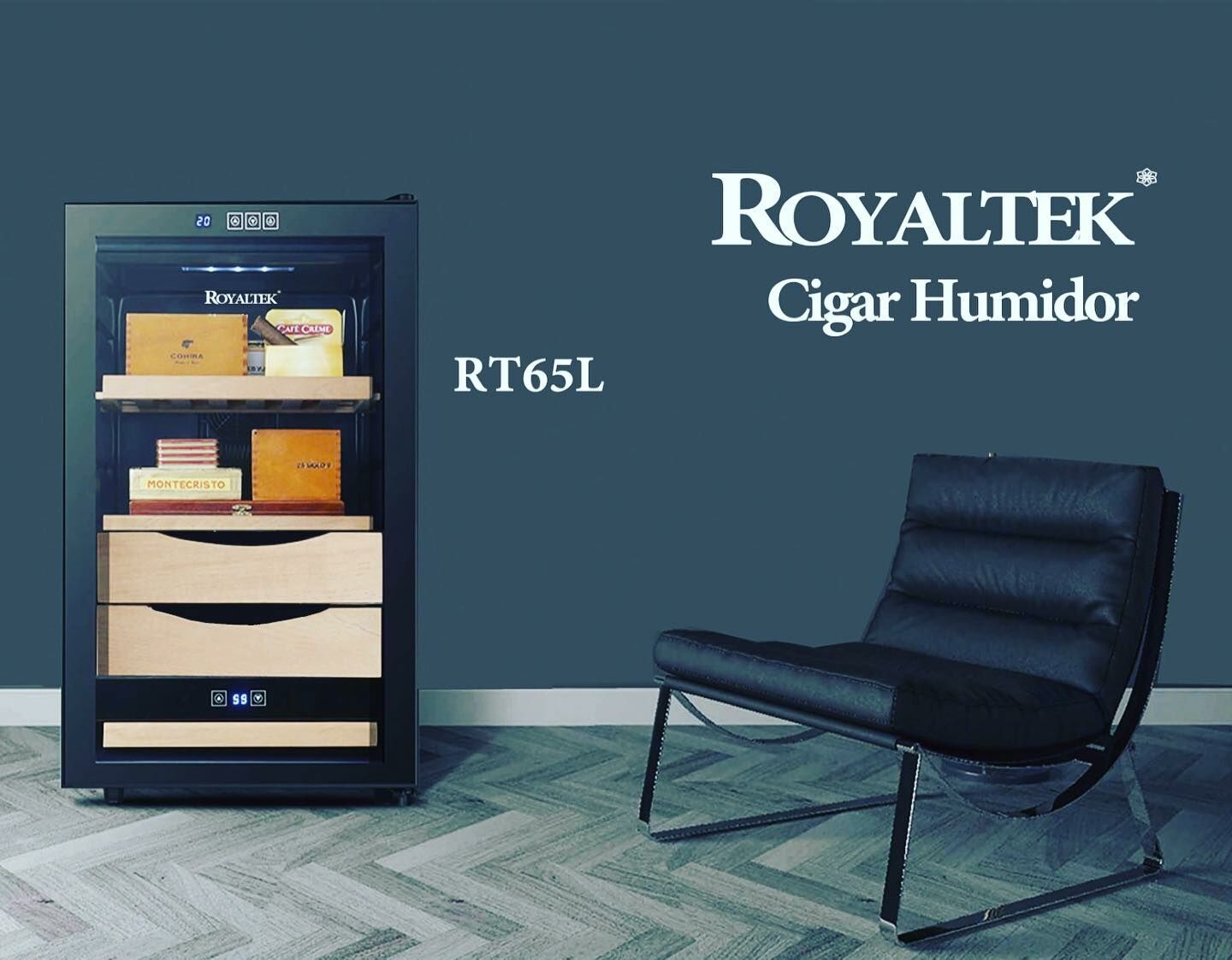 建威 Royaltek    RT65LA‧恆溫恆濕雪茄櫃‧350支‧雪松木內格‧香港行貨,原廠1年全機1保養‧