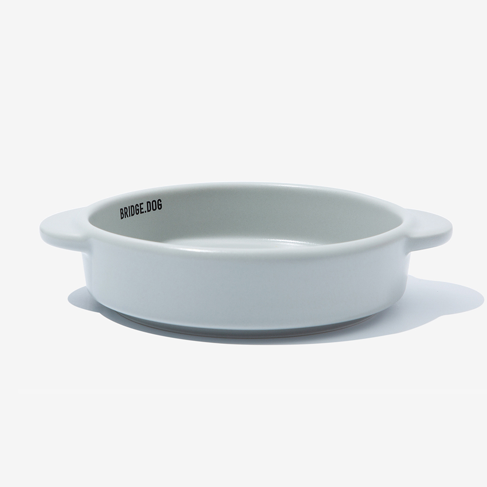 BRIDGE. DOG MINI  霧面雙耳碗 (灰)
