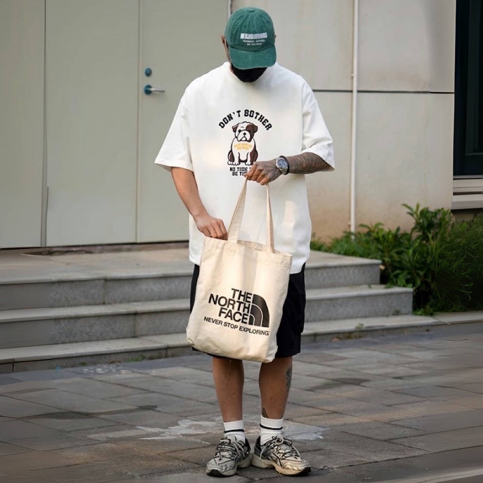 法鬥印花純棉休閒短袖T恤