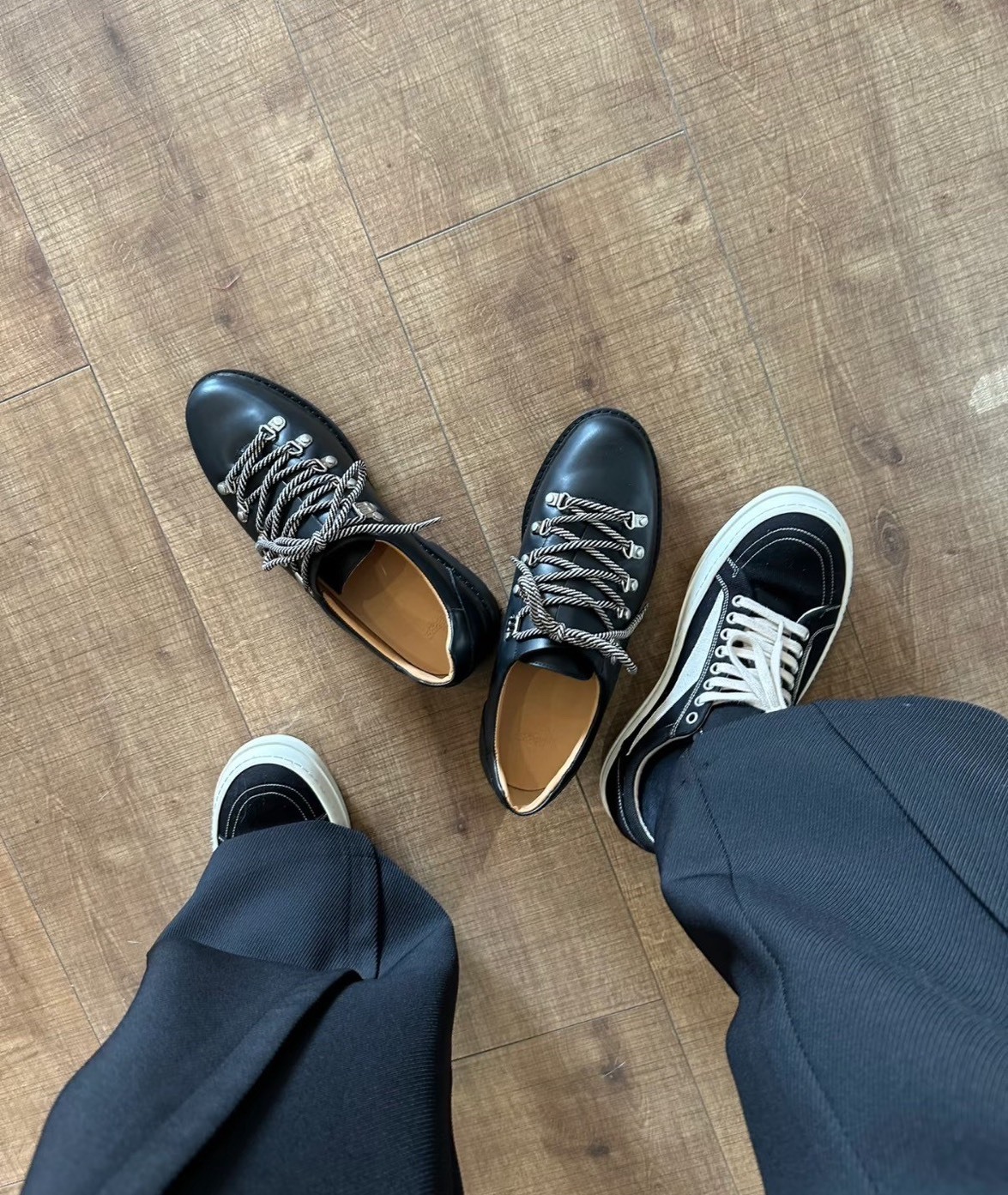 CRICLE CAGE MOUNTAIN DERBY BLACK トレッキング CRICLE CAGE Suede Mountain Derby – JUE