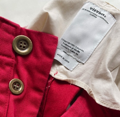 ON SALE: VISVIM SLIM CHINO - RED SIZE 2 PRE ORDER ITEM (預訂中)