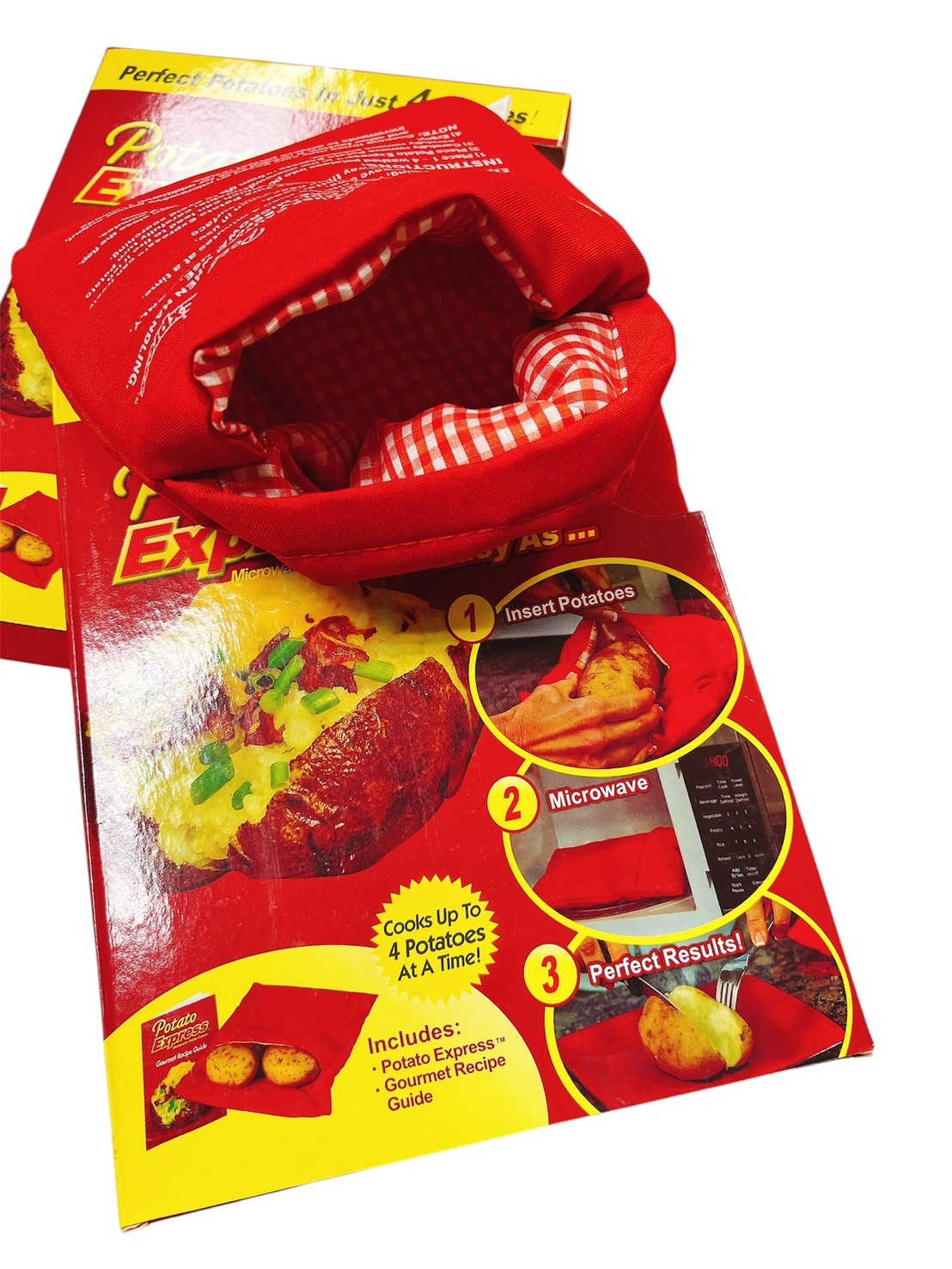 高雄分會 |potato express 微波爐土豆包/馬鈴薯袋(3入)
