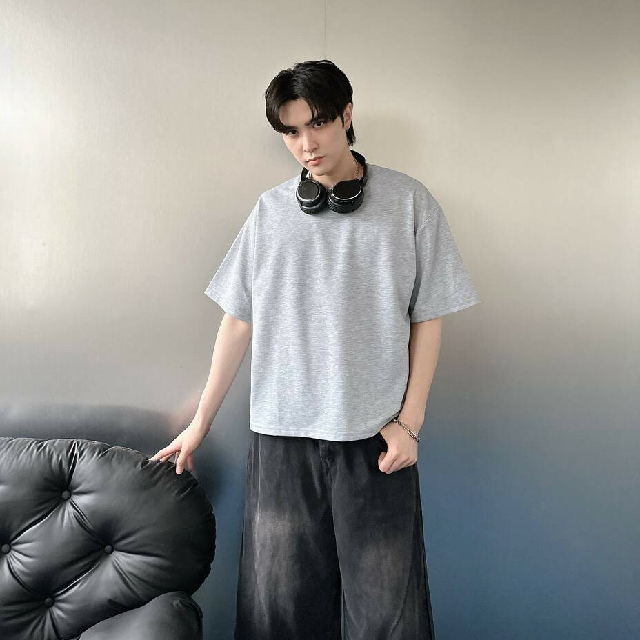 寬短素面短Ｔ（5colors）