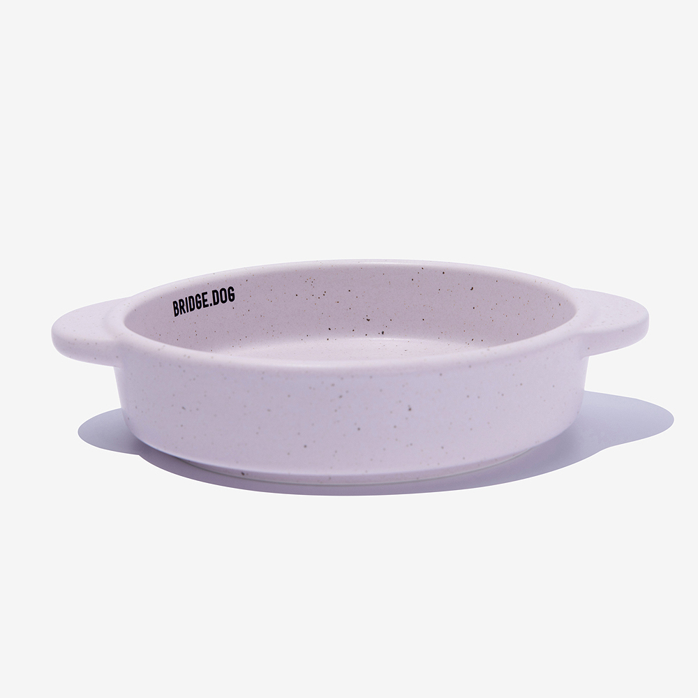 BRIDGE. DOG MINI  餅乾霧面雙耳碗 (紫)