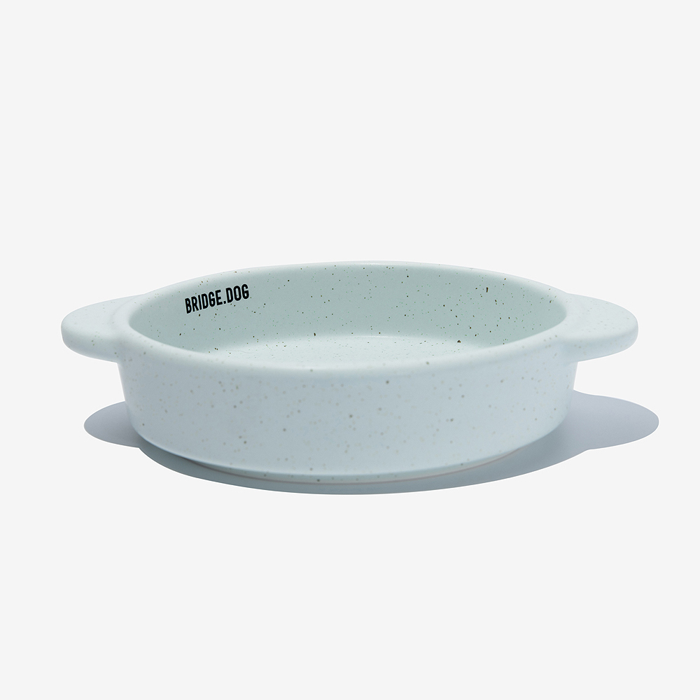 BRIDGE. DOG MINI  餅乾霧面雙耳碗 (薄荷)