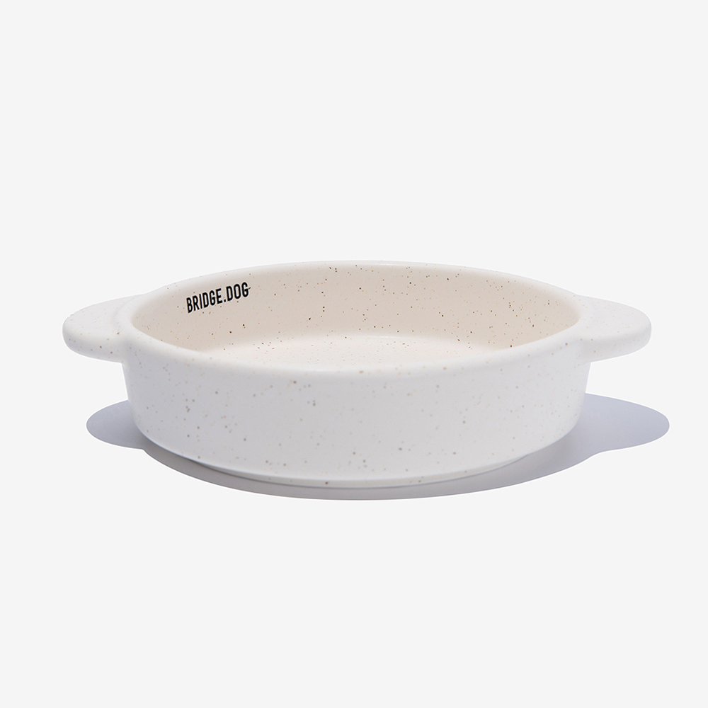 BRIDGE.DOG MINI  餅乾霧面雙耳碗 (米白)