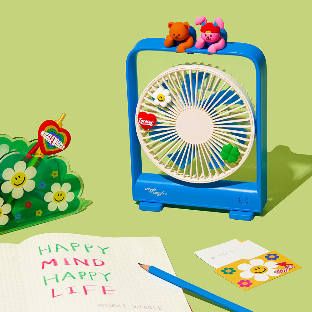 Wiggle Wiggle Custom Desk Fan - WIGGLE FRIENDS