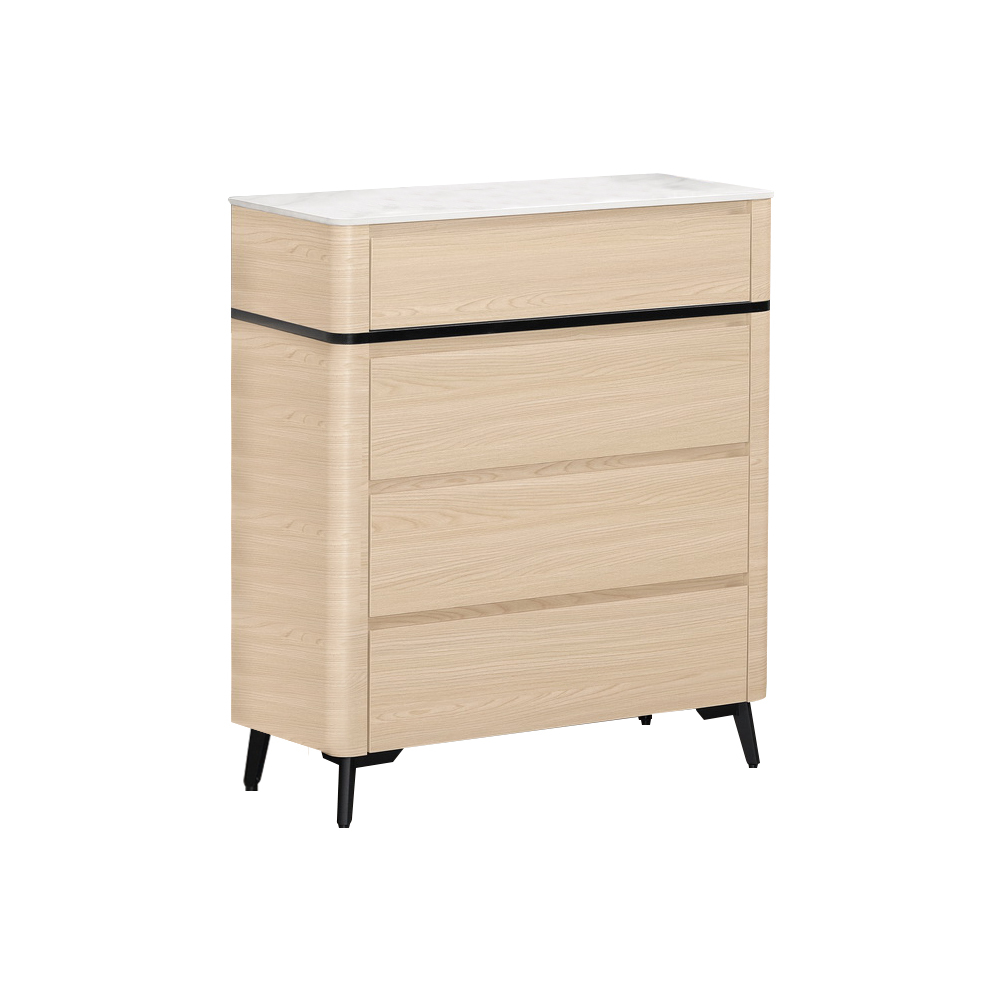 恩洛2.7尺岩板四斗櫃/四抽收納櫃/置物櫃