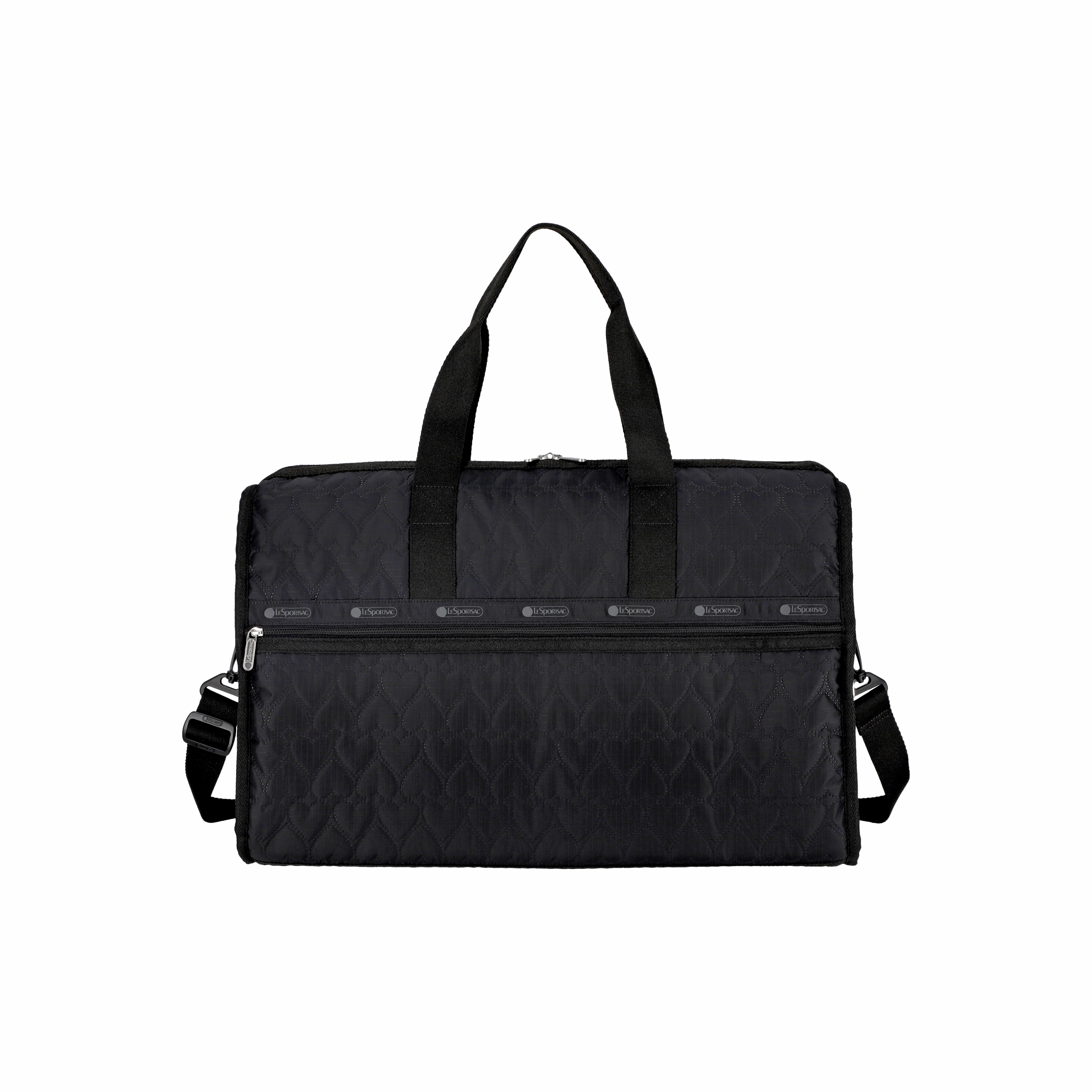 DELUXE 大型旅行袋 (BLACK HEART DEBOSS)