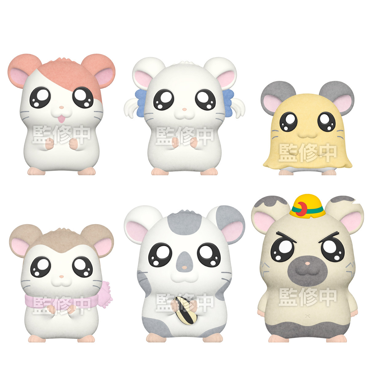 蓬鬆的哈姆太郎公仔 THE FLUFFY HAMTARO DOLL W/O GUM (原盒8PCS)