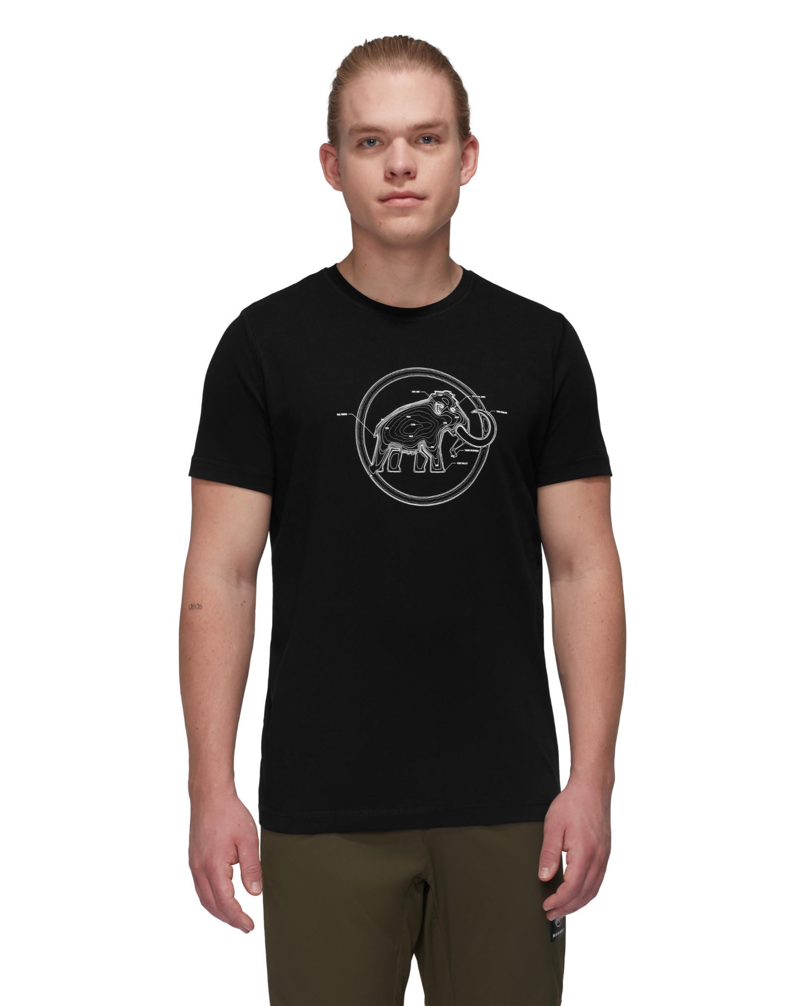 Mammut / 純棉 / Core T-Shirt Lines 男款 / 黑 (M1017040450001)