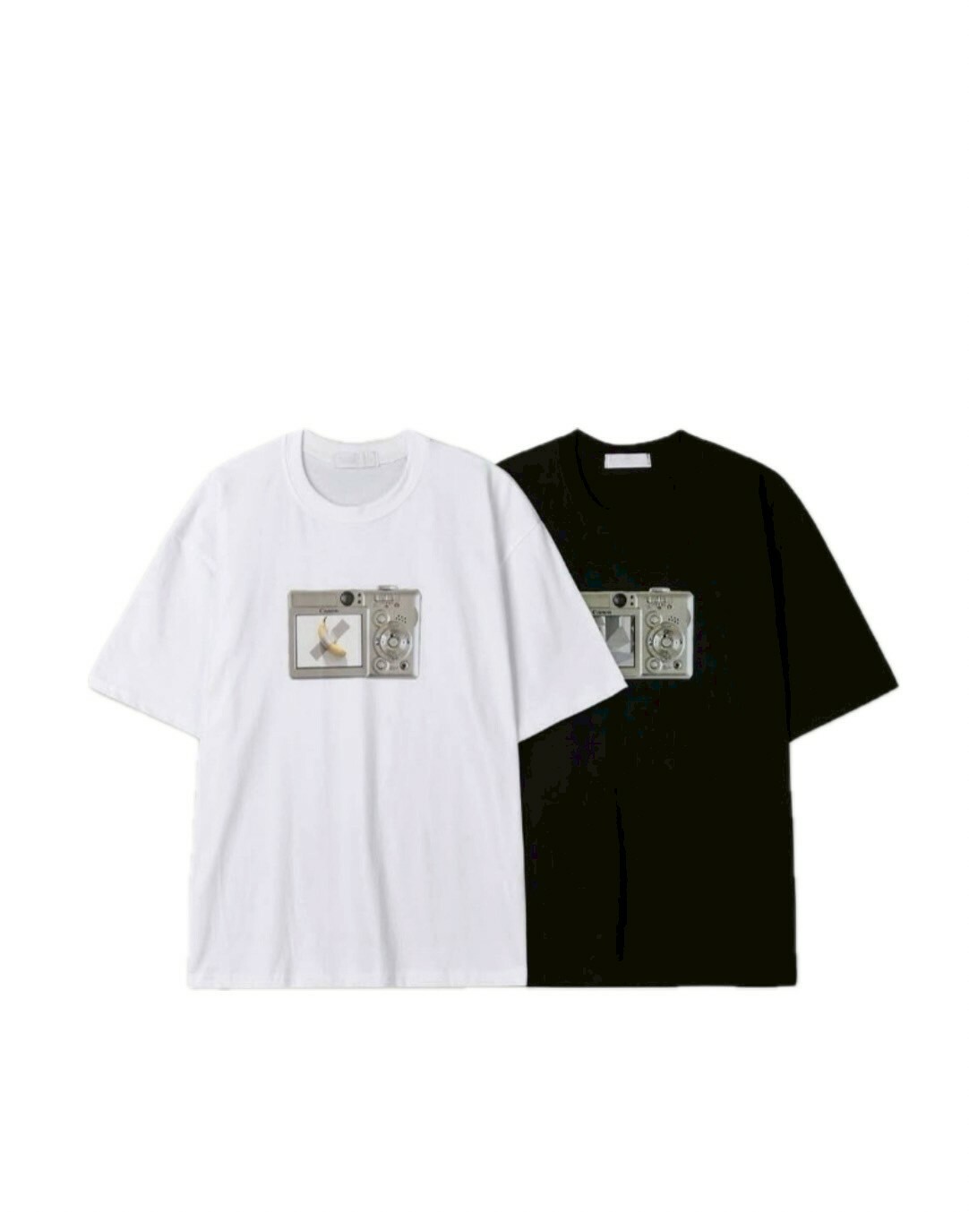 PARA 復古相機 小圖 上衣 #短袖