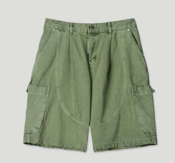 PARA 水洗 工裝 側口袋 褲子 #短褲