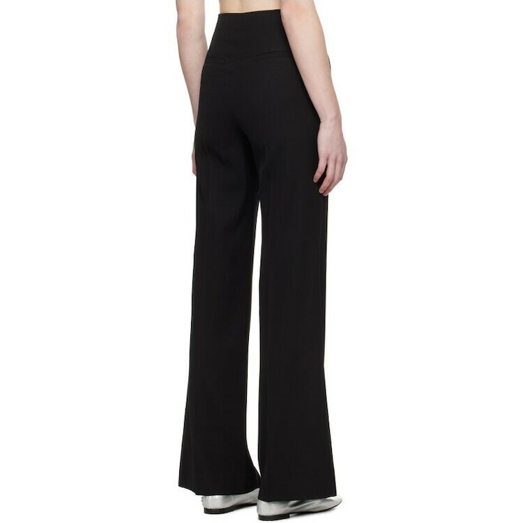 1FO0510-037 RECTO Straight-Leg Trousers Black #RW24SWPT009BK BLACK (BR)
