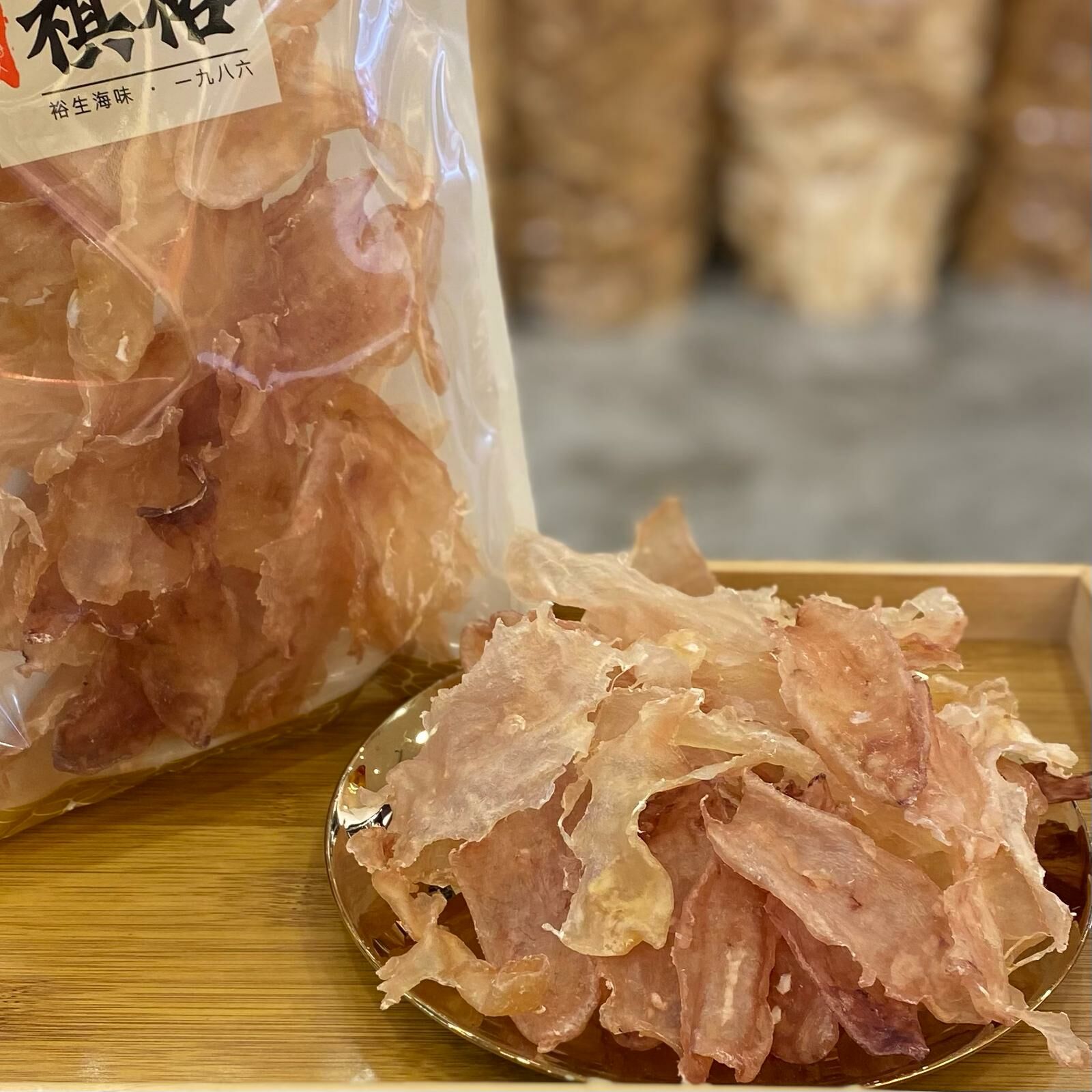 紐西蘭原色鱈鰵魚膠（每包200克，有大有細，約30-35塊）